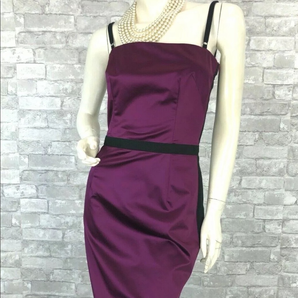 Dolce and Gabbana Plum Wiggle Dress - Picture 8 of 9